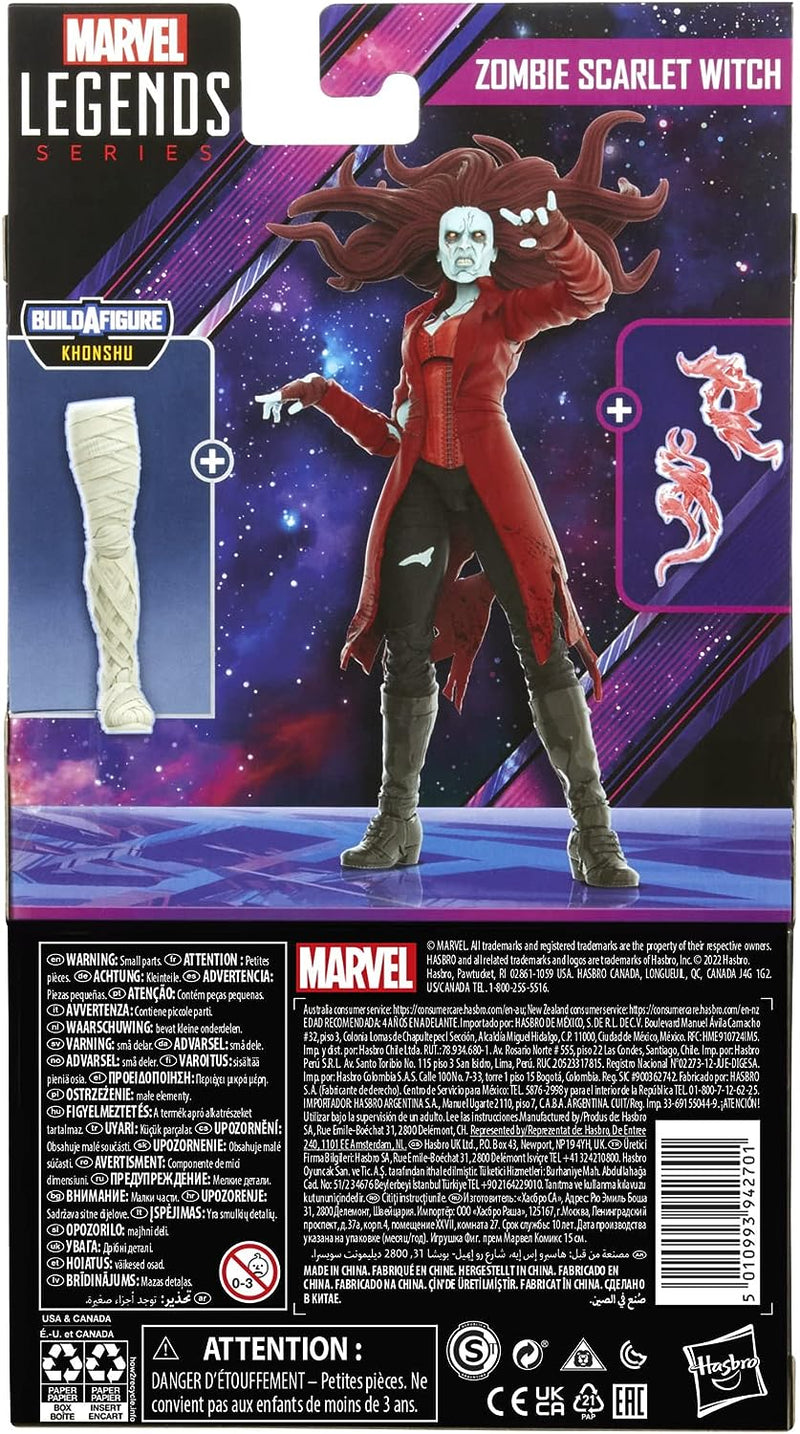 Marvel Legends Series: What If - Zombie Scarlet Witch 6-Inch Action Figure [Toys, Ages 4+] Toys & Games Hasbro   