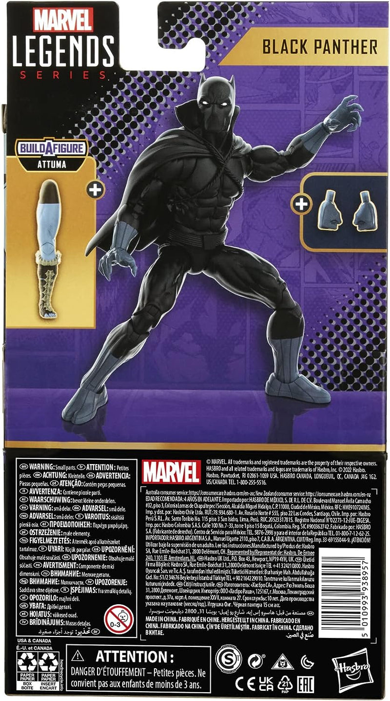 Marvel Legends Series: Black Panther - Black Panther 6-Inch Action Figure [Toys, Ages 4+] Toys & Games Hasbro   