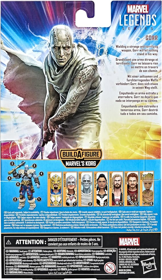 Marvel Legends Series: Thor: Love and Thunder Gorr 6-Inch Action Figure [Toys, Ages 4+] Toys & Games Hasbro   