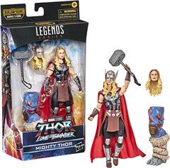 Marvel Legends Series: Thor: Love and Thunder Mighty Thor 6-Inch Action Figure [Toys, Ages 4+] Toys & Games Hasbro   