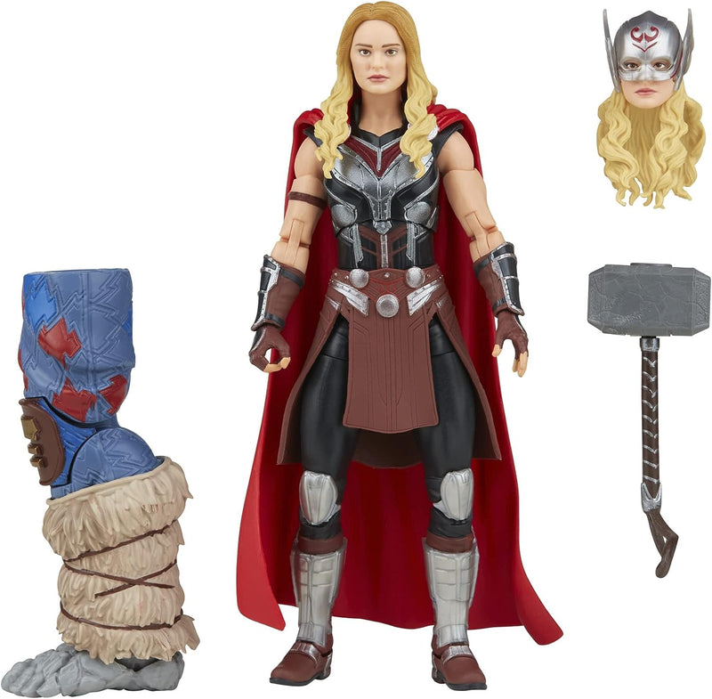 Marvel Legends Series: Thor: Love and Thunder Mighty Thor 6-Inch Action Figure [Toys, Ages 4+] Toys & Games Hasbro   