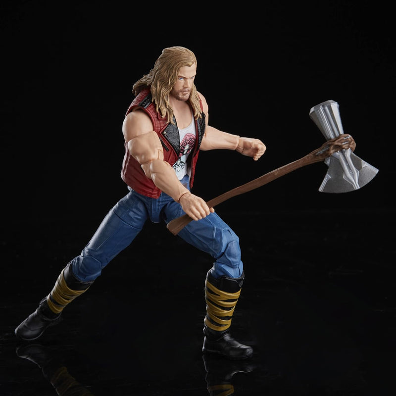 Marvel Legends Series: Thor: Love and Thunder Ravager Thor 6-Inch Action Figure [Toys, Ages 4+] Toys & Games Hasbro   