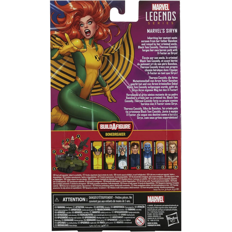 Marvel Legends Series: X-Men - Siryn 6-Inch Action Figure [Toys, Ages 4+] Toys & Games Hasbro   