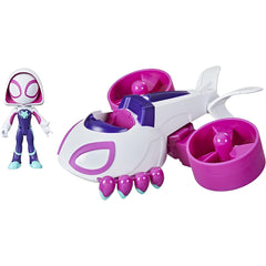 Marvel Spidey and His Amazing Friends Change 'N Go Ghost-Copter and Ghost-Spider [Toys, Ages 8+] Toys & Games Hasbro   