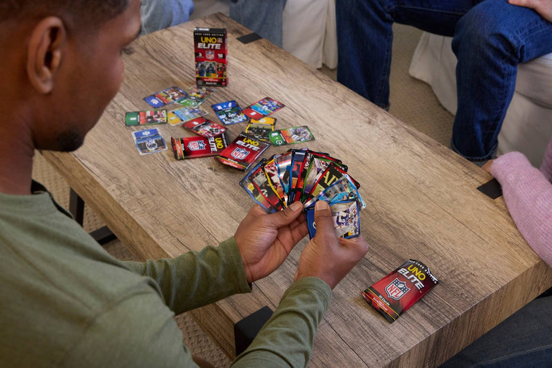 Mattel: UNO Elite NFL 2025 Core Edition Booster Set Toys & Games Mattel