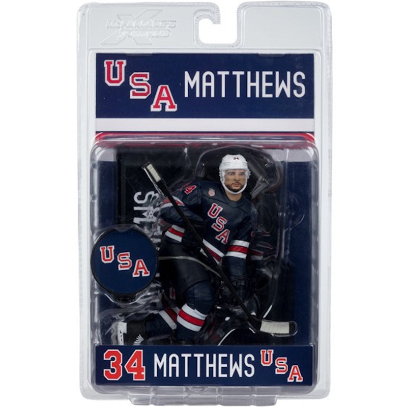 McFarlane SportsPicks NHL: Auston Matthews (USA Hockey) Olympics - 7" Figure Toys & Games McFarlane Toys