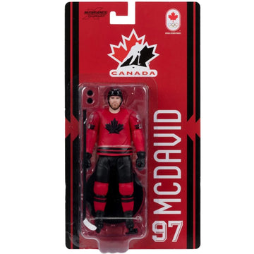 McFarlane SportsPicks NHL: Connor McDavid (Hockey Canada) Olympics 6" Articulated Figure Toys & Games McFarlane Toys