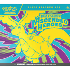 Pokemon TCG: Mega Evolution - Ascended Heroes Elite Trainer Box (Mega Dragonite ex) Card Game Pokemon