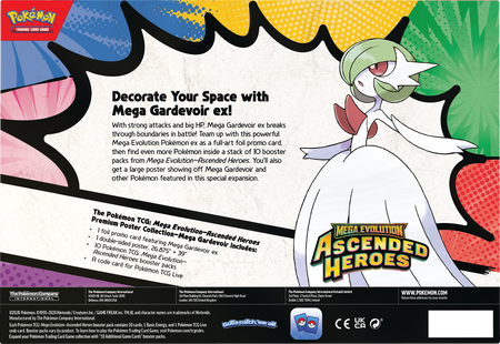 Pokemon TCG: Mega Evolution - Ascended Heroes Premium Poster Collection (Mega Gardevoir ex) Card Game Pokemon