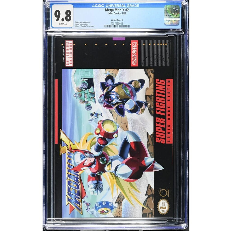 Mega Man X: #2 [Jeffrey Cruz CGC 9.8 CVR D - 1:5] 2026