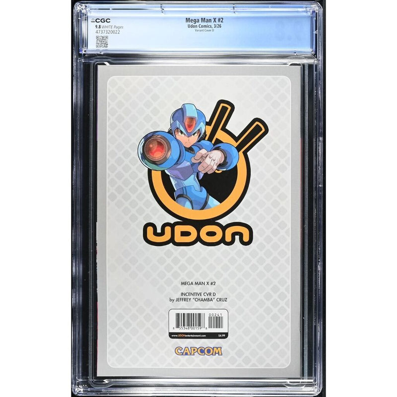 Mega Man X: #2 [Jeffrey Cruz CGC 9.8 CVR D - 1:5] 2026