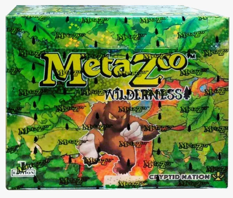 MetaZoo: Cryptid Nation TCG - Wilderness 1st Edition Booster Box - 36 Packs Card Game MetaZoo   