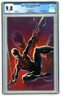 Miles Morales Spider-Man: #36 [Campbell Just Spectacular CGC 9.8 - 1:100] 2023 Comics Marvel Comics