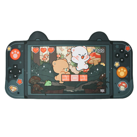 Milk Mocha Bear X Shopville Exclusive: Level Up Dark Limited Edition Desk Mat Home Decor Milk Mocha Bear