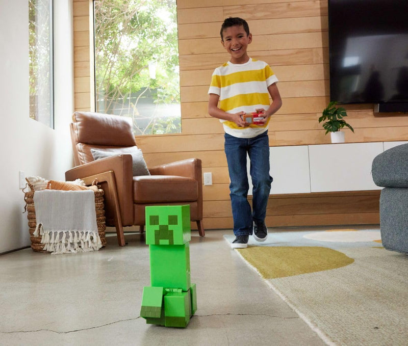 Minecraft: Exploding RC Creeper with Lights & Sounds with 10 Explosion Particles & DLC Code Toys & Games Mattel