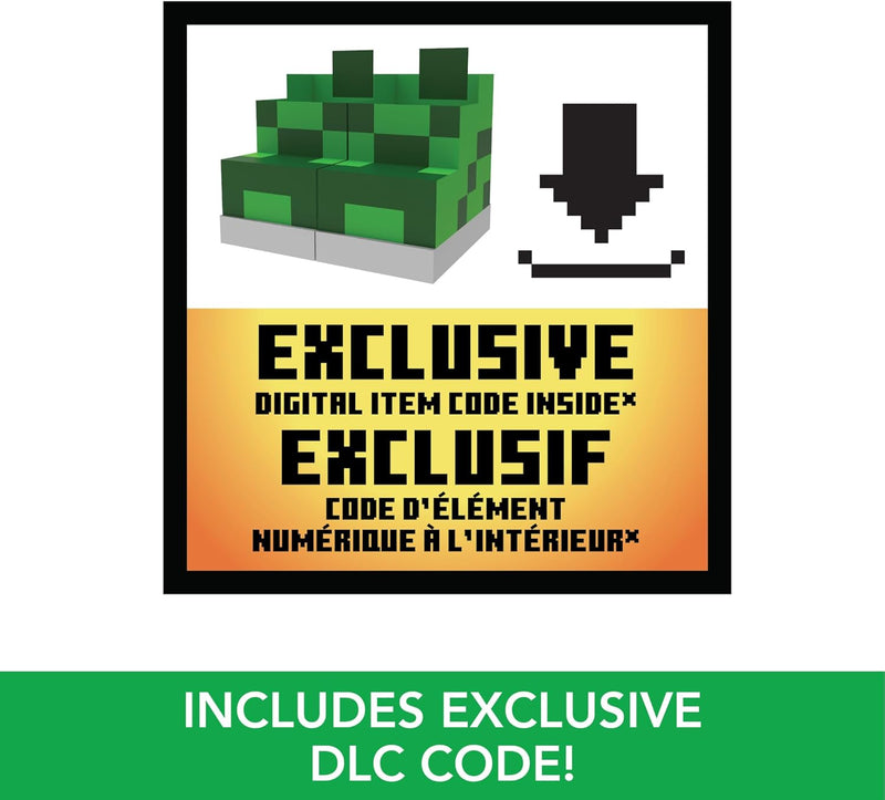 Minecraft: Exploding RC Creeper with Lights & Sounds with 10 Explosion Particles & DLC Code Toys & Games Mattel