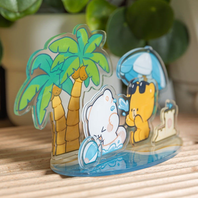 milkmochabear: Sunny Getaway Acrylic Standee Standee Milkmochabear   