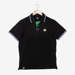 milkmochabear: Matcha Polo Shirt Polos Milkmochabear Black Men XS