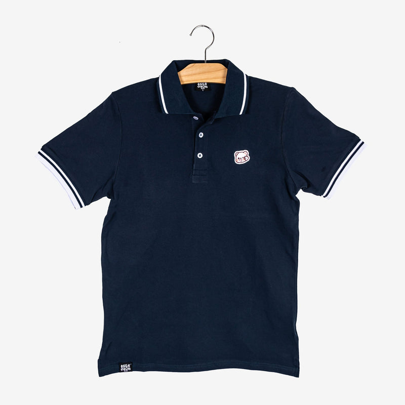 milkmochabear: Milk Polo Shirt Polos Milkmochabear Navy Men XS