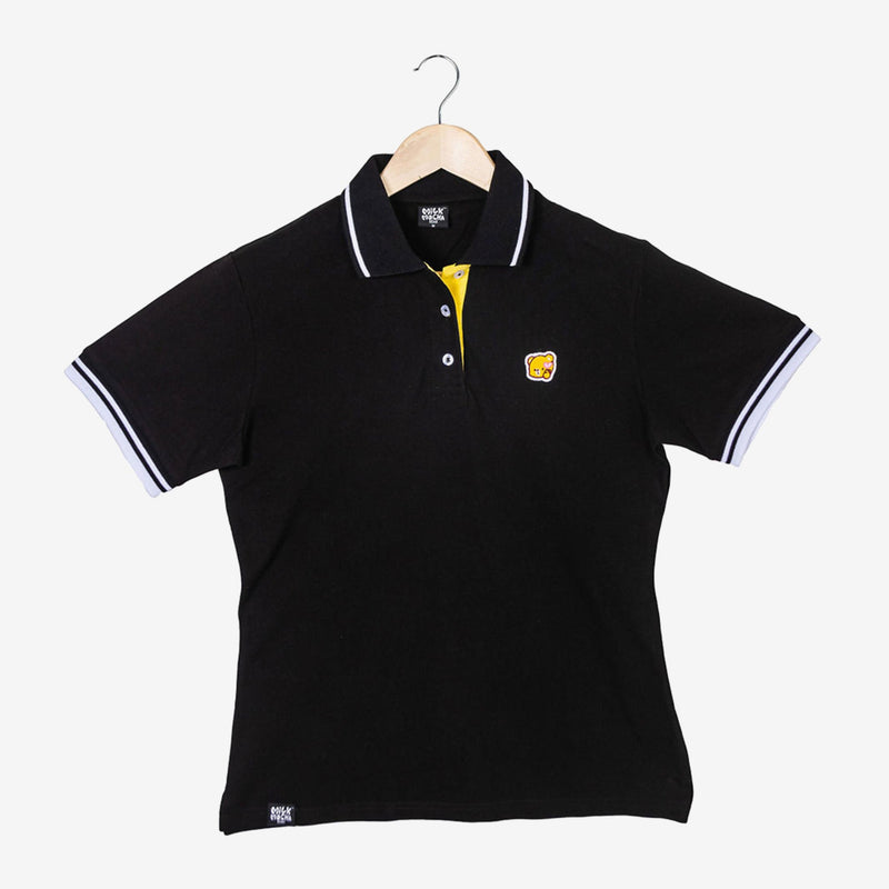 milkmochabear: Mocha Polo Shirt Polos Milkmochabear Black Women XS