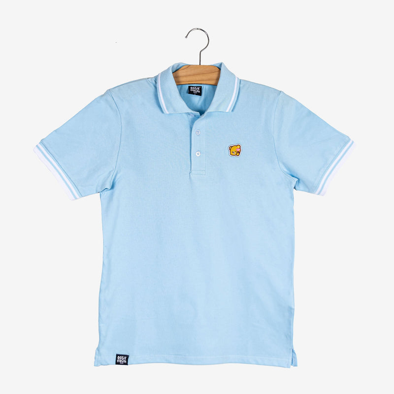 milkmochabear: Mocha Polo Shirt Polos Milkmochabear Light Blue Men XS