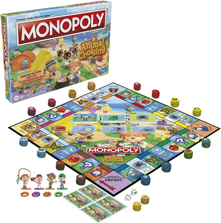 Monopoly: Animal Crossing New Horizons Edition (French) [Board Game, 2-4 Players] Board Game Hasbro   