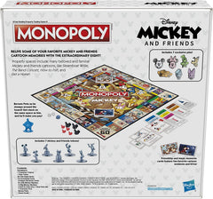 Monopoly: Disney Mickey and Friends Edition [Board Game, 2-6 Players] Board Game Hasbro   