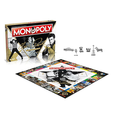 Monopoly: Elvis Presley Edition [Board Game, 2-6 Players] Board Game Hasbro   