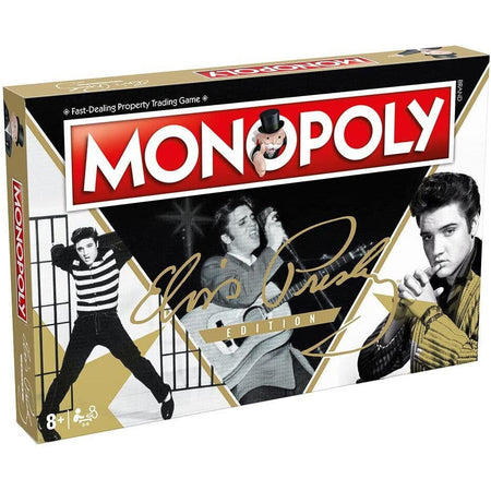 Monopoly: Elvis Presley Edition [Board Game, 2-6 Players] Board Game Hasbro   