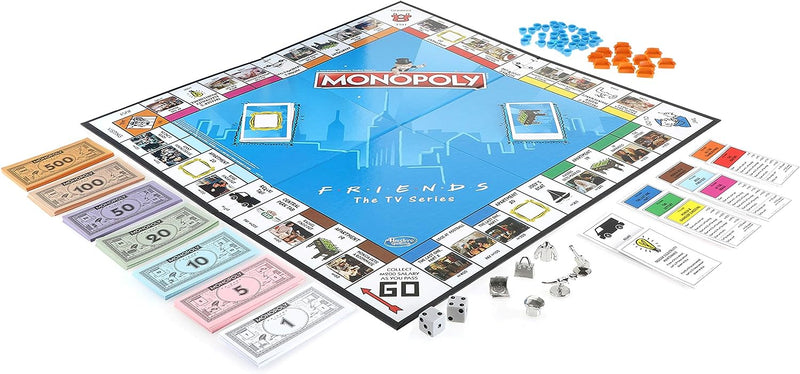 Monopoly: Friends the TV Series Edition [Board Game, 2-6 Players] Board Game Hasbro   