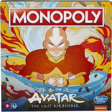 Monopoly: Nickelodeon The Last Airbender Edition [Board Game, 2-6 Players] Board Game Hasbro   