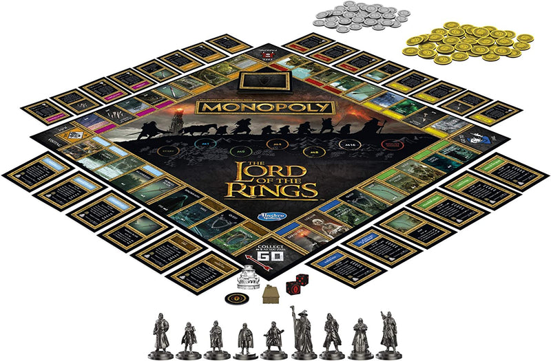 Monopoly: The Lord of the Rings Edition [Board Game, 2-6 Players] Board Game Hasbro   