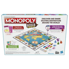 Monopoly: Travel World Tour Edition [Board Game, 2-4 Players] Board Game Hasbro   