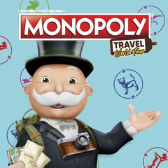 Monopoly: Travel World Tour Edition [Board Game, 2-4 Players] Board Game Hasbro   