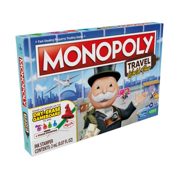 Monopoly: Travel World Tour Edition [Board Game, 2-4 Players] Board Game Hasbro   