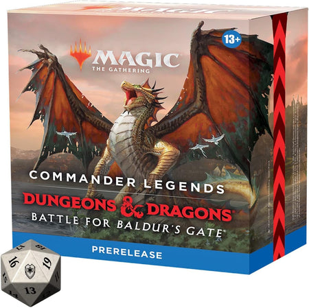 Magic The Gathering: Commander Legends - Dungeons and Dragons Battle For Baldur's Gate Prerelease Kit Card Game Wizards of the Coast   