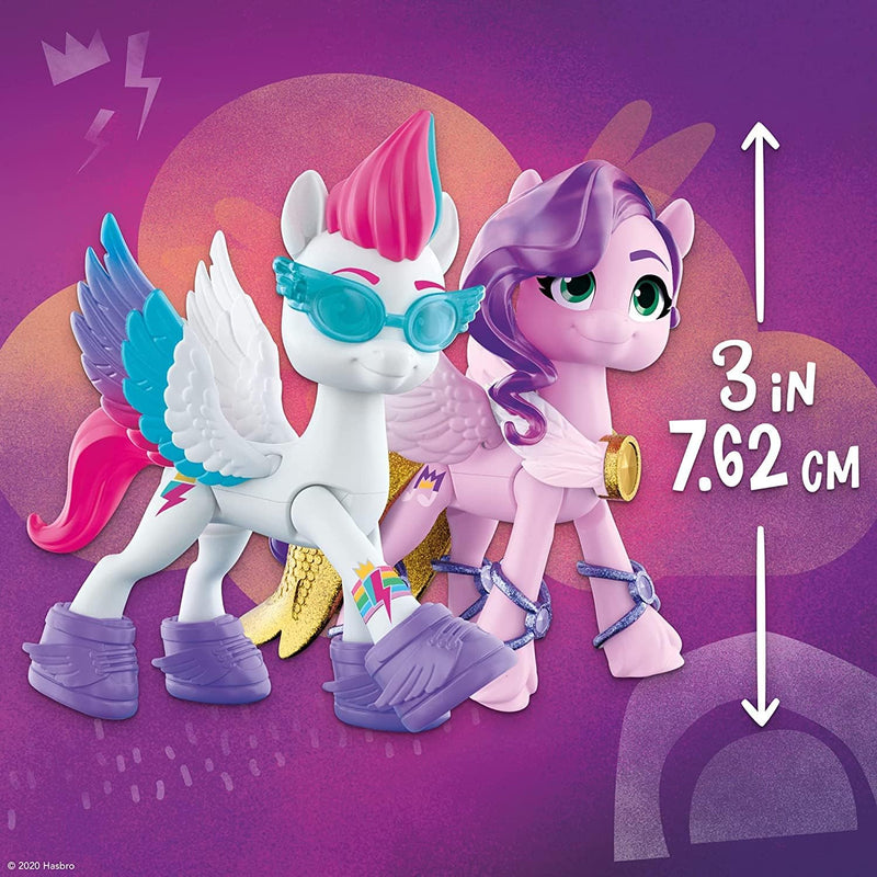 My Little Pony: A New Generation Movie Crystal Adventure Sisters Toy Multipack - 2 Pony Figures and 40 Surprise Accessories Toys & Games Hasbro   