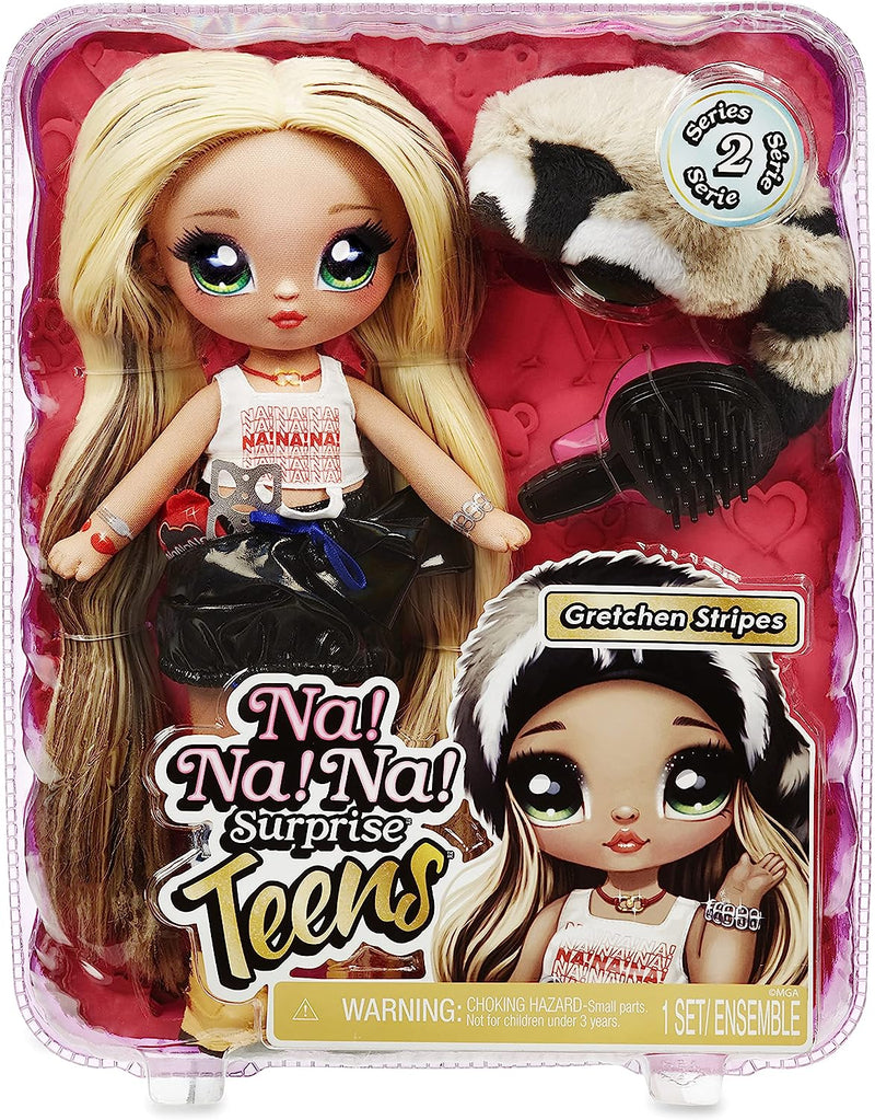 Na! Na! Na! Surprise Teens Fashion Doll - Gretchen Stripes [Toys, Ages 5+] Toys & Games MGA Entertainment   