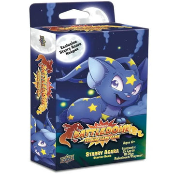 Neopets Battledome TCG: Defenders of Neopia Starter Deck - Starry Arcara Card Game Upper Deck   