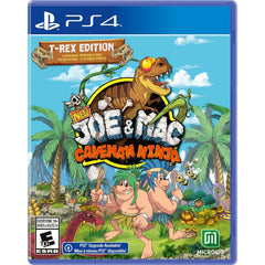 New Joe and Mac: Caveman Ninja - TRex Edition [PlayStation 4] PlayStation 4 Video Game Microids   