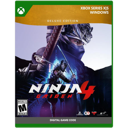 Ninja Gaiden 4 - Deluxe Edition - Code In Box [Xbox Series X & Xbox One] Xbox Series X Video Game Microsoft