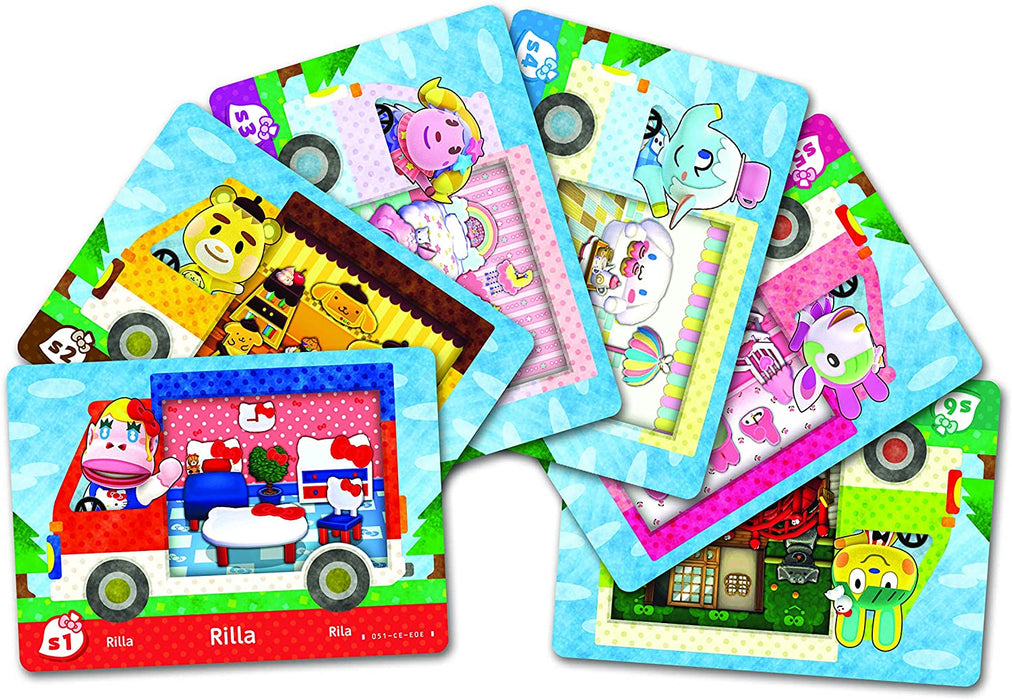 Pack cartes Amiibo NINTENDO 6 cartes Animal Crossing Série Sanrio
