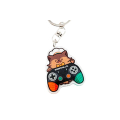 Noms Cafe x Shopville Exclusive Acrylic Limited Edition Toast Gaming Keychain [001] Keychains Shopville   