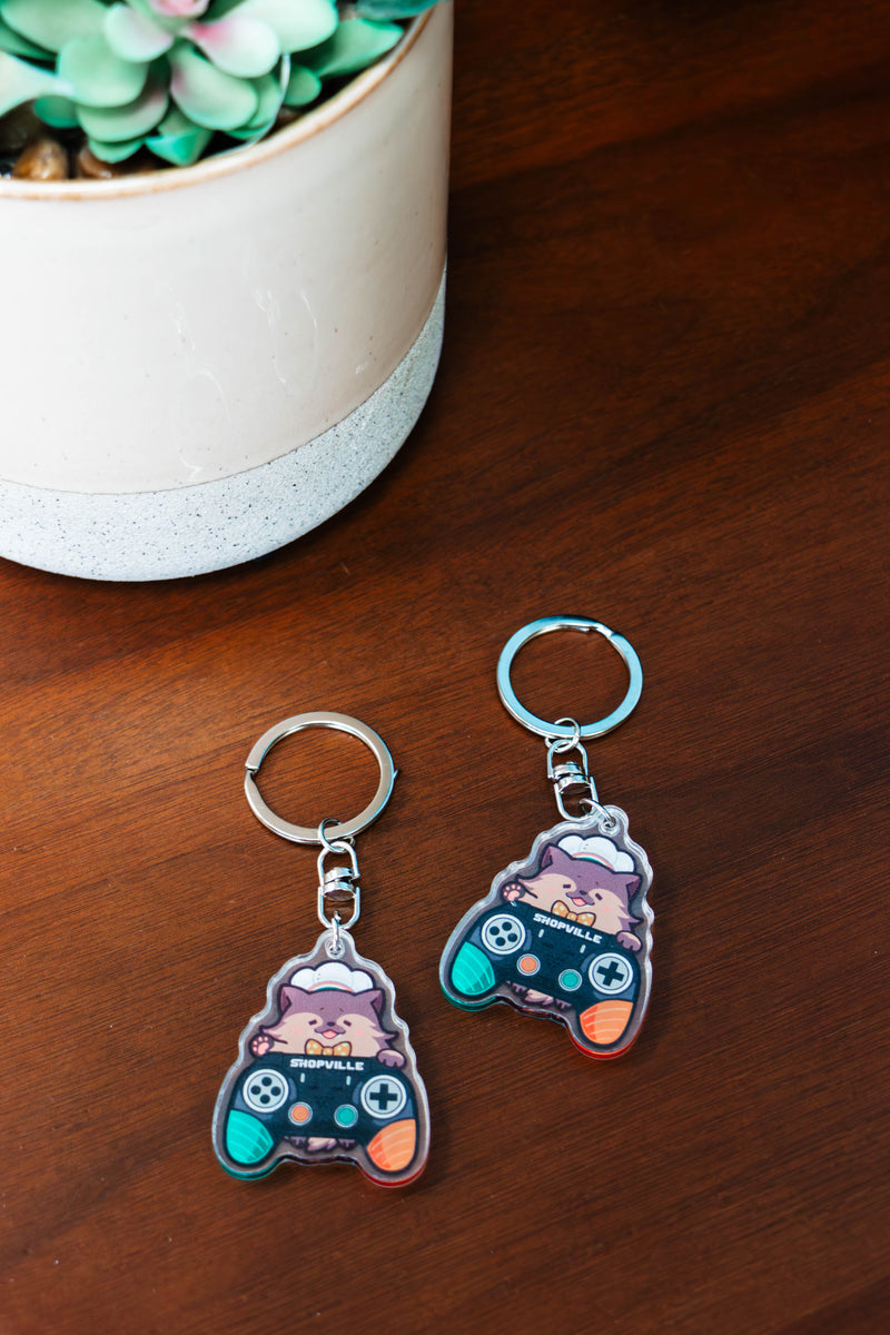 Noms Cafe x Shopville Exclusive Acrylic Limited Edition Toast Gaming Keychain [001] Keychains Shopville   