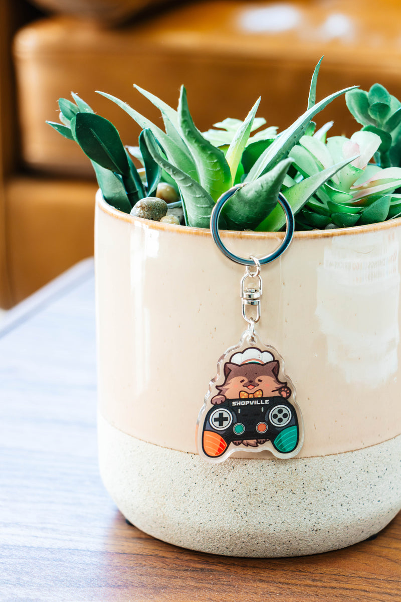 Noms Cafe x Shopville Exclusive Acrylic Limited Edition Toast Gaming Keychain [001] Keychains Shopville   