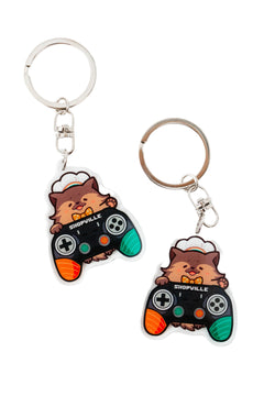 Noms Cafe x Shopville Exclusive Acrylic Limited Edition Toast Gaming Keychain [001] Keychains Shopville   