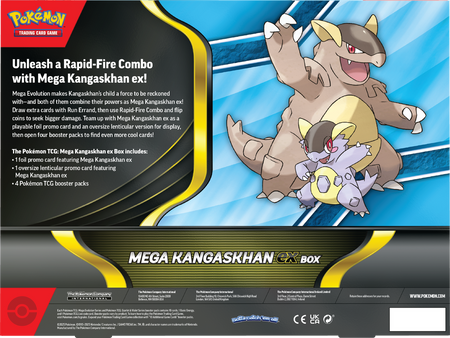 Pokemon TCG: Mega Kangaskhan ex Box Card Game Pokemon