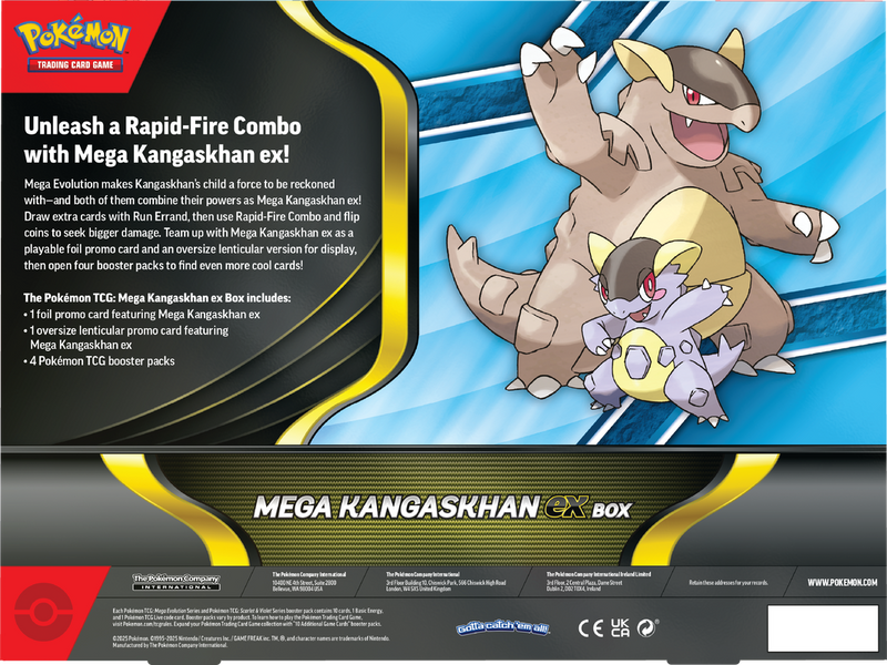 Pokemon TCG: Mega Kangaskhan ex Box Card Game Pokemon