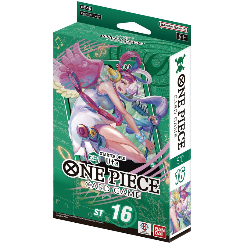 One Piece TCG: Uta Starter Deck - Green [ST-16] Card Game Bandai Namco   