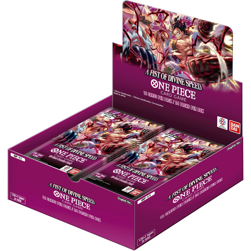 One Piece TCG: A Fist Of Divine Speed Booster Box [OP-11] - 24 Packs Card Game Bandai Namco